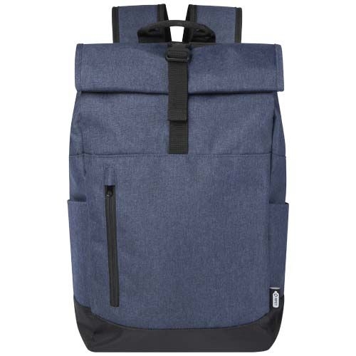 PF120548-2Libra 15_6_ GRS recycelter Rolltop Laptop-Rucksack 12L_ heather navy