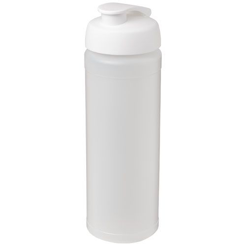 PF210074-17Baseline® Plus grip 750 ml Sportflasche mit Klappdeckel_ transparent_weiss PF210074-17Baseline® Plus grip 750 ml Sportflasche mit Klappdeckel_ transparent_weiss