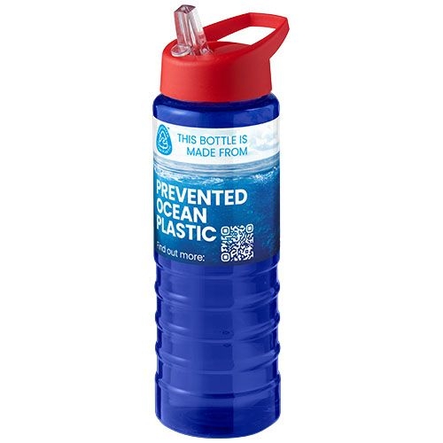 PF210482-11H2O Active® Eco Treble 750 ml Sportflasche mit Stuelpdeckel_ blau_rot