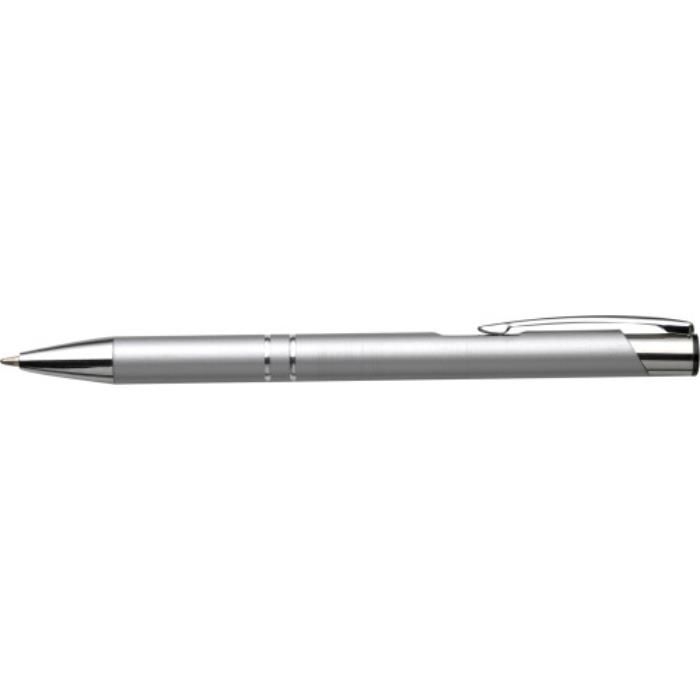 GI3444-32Kugelschreiber aus Aluminium Albacete_ Silber