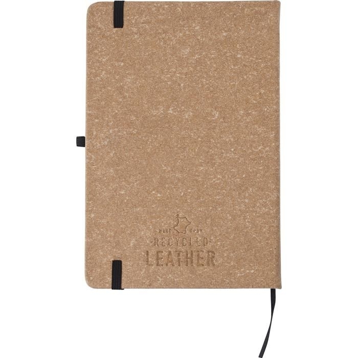 GI1015151-01Notizbuch aus recyceltem Leder _A5_ Gianna_ schwarz