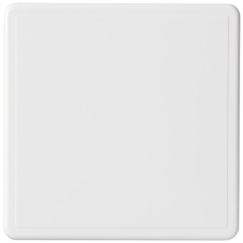 PF210516-2Renzo quadratischer Kunststoffuntersetzer_ weiss