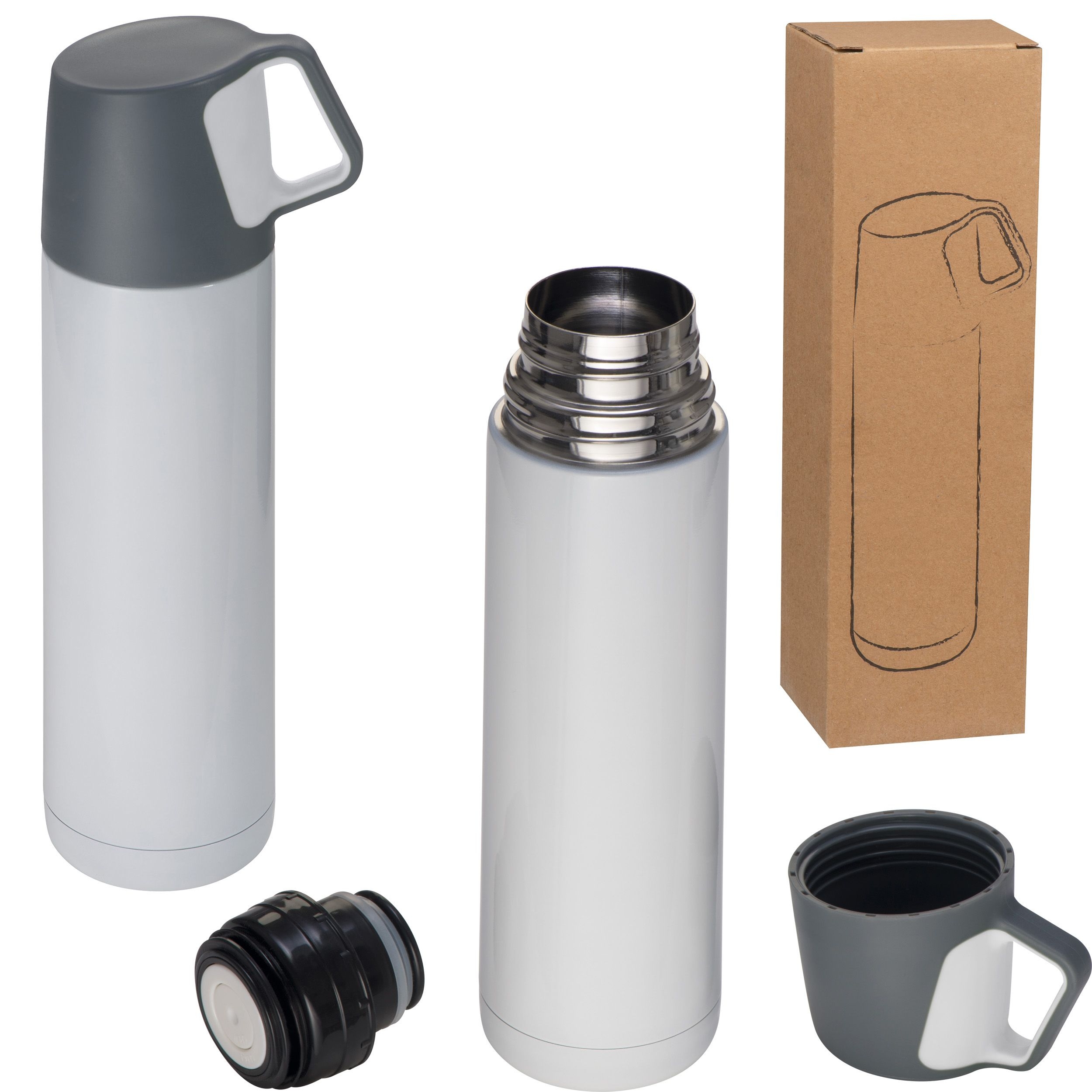 MA60430Vakuum Isolierkanne aus Edelstahl_ 500ml LACEY