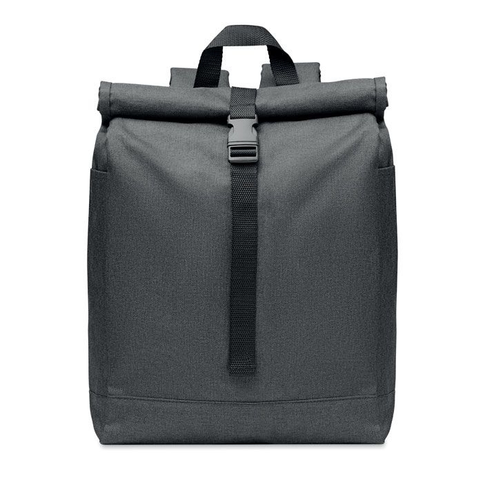 MO6516-03Udine Rucksack 600D RPET_ Schwarz
