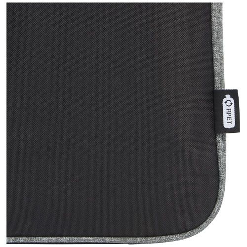 PF120654-1Reclaim 14_ GRS recycelte Laptophuelle 2_5 L_ schwarz_heather grau