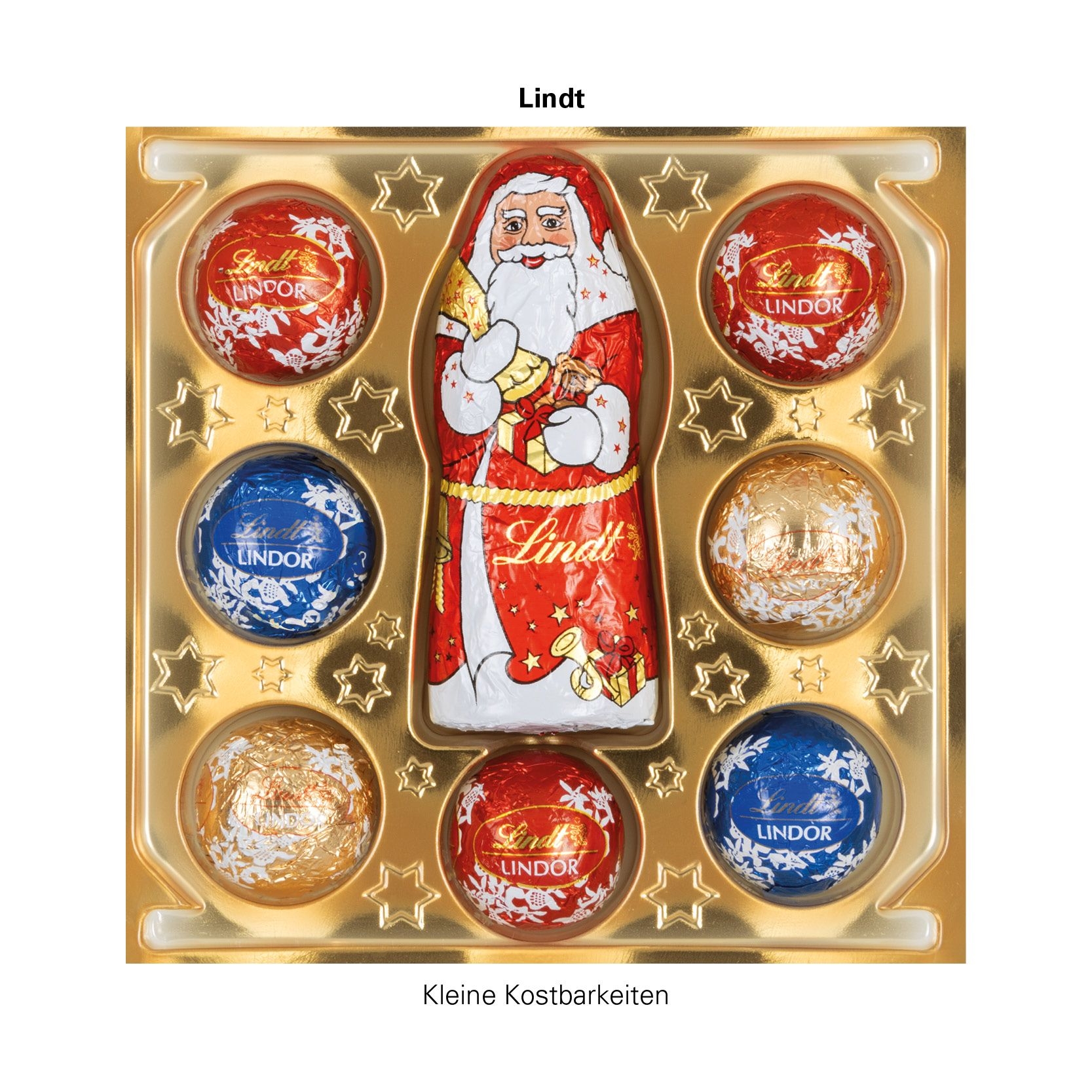 JG20042-1Lindt Praesent Weihnachten_ Lindt Weihnachts-Mix_ Weihnachtsmuetze