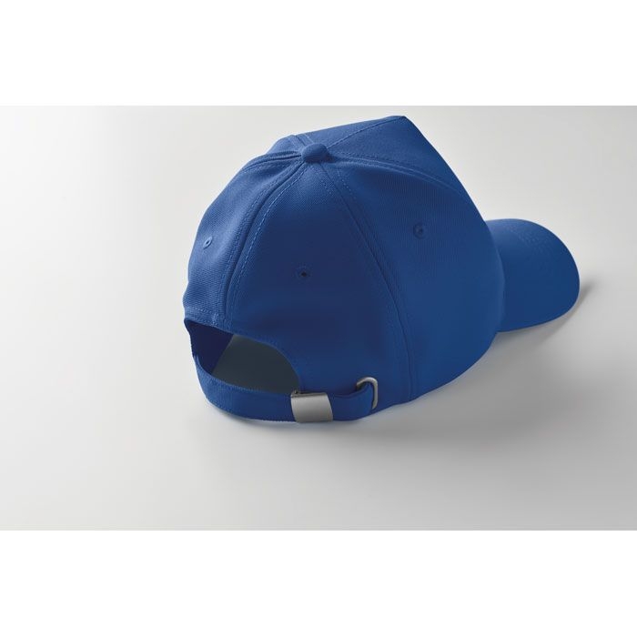 MO6831-37Senga RPET Baseball Kappe 5 Panels_ koenigsblau