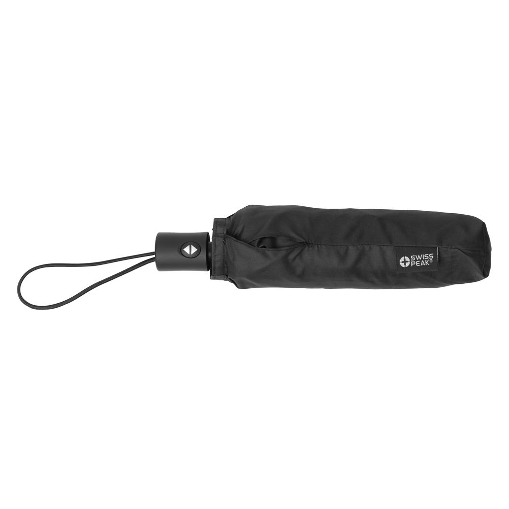 XDP850_32-1Swiss Peak AWARE™ RPET Ultra-Light 20.5_ Automatik-Schirm_ schwarz