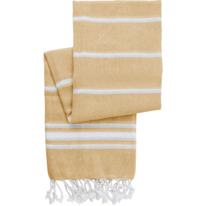 Hamman-Handtuch aus 100% Baumwolle Riyad, Orange