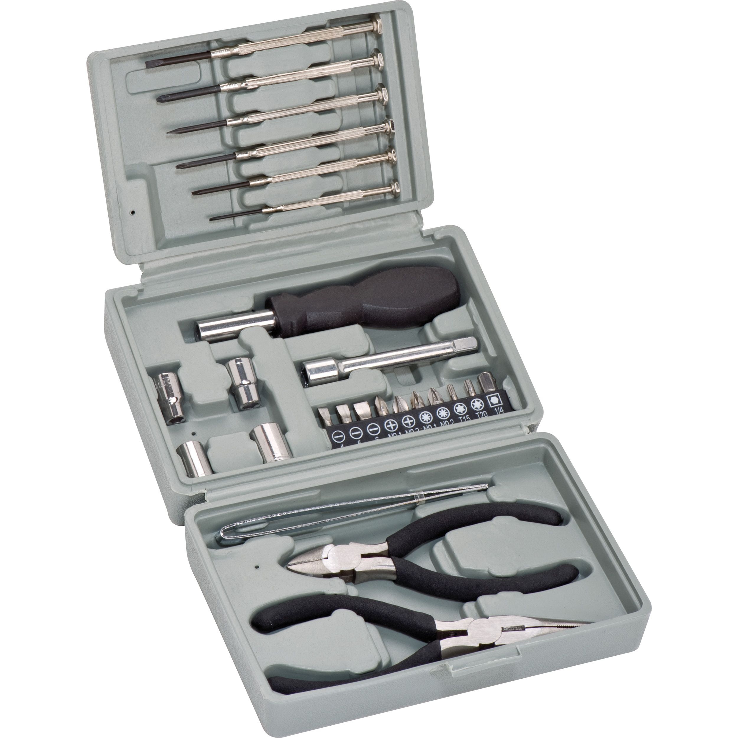 MA88002-0725 teiliger Werkzeugkoffer_ silbergrau