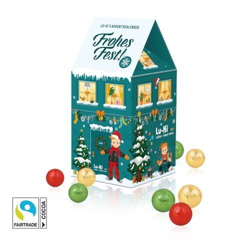 CD95185-01Adventskalender-Haus _XL_ mit Fairtrade® Schokolade_ Motiv-Vorlage