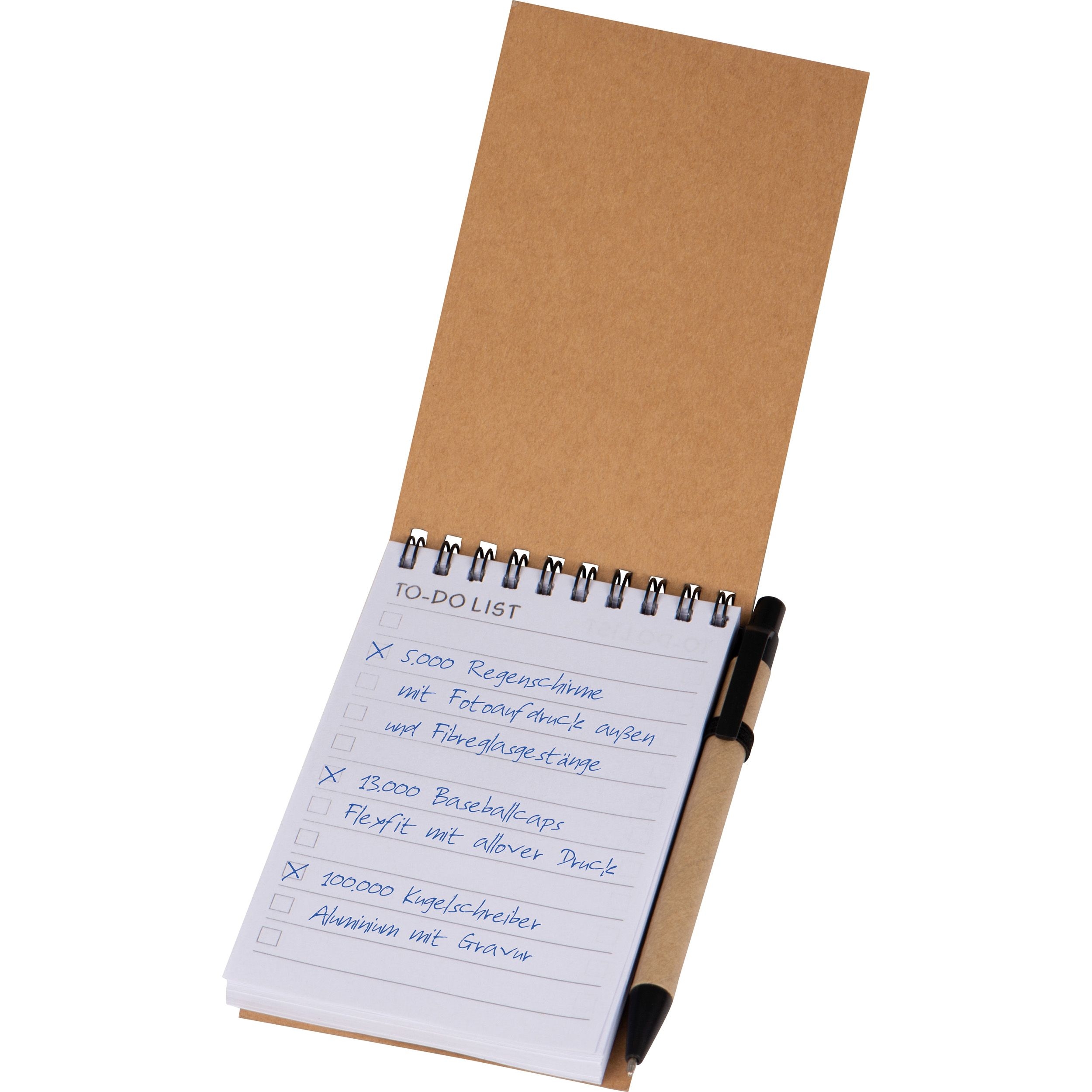 MA20497-03Ringbuch mit Kugelschreiber und _To do Liste_ schwarz
