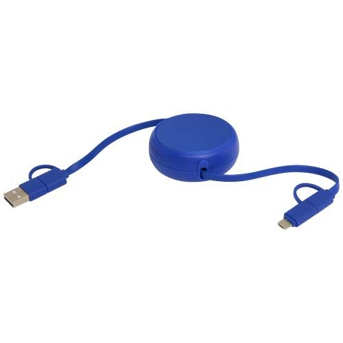 PF124420-2Alasia 100 cm 5-in-1 Kabel aus recyceltem Kunststoff und Aluminium_ einziehbar_ fuer Datenuebertragung