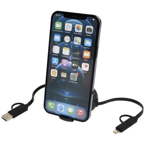 PF124420-4Alasia 100 cm 5-in-1 Kabel aus recyceltem Kunststoff und Aluminium_ einziehbar_ fuer Datenuebertragung