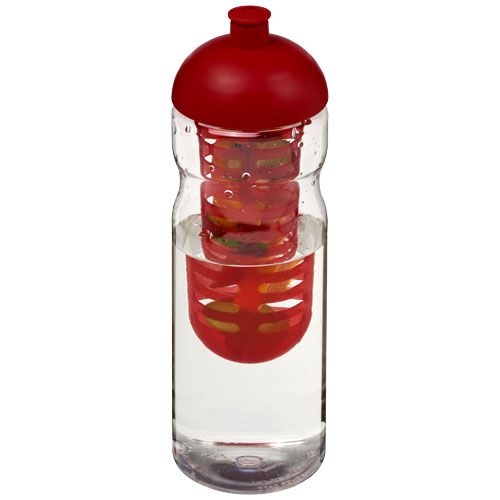 PF210048-3H2O Active® Base 650 ml Sportflasche mit Stuelpdeckel und Infusor_ transparent_rot