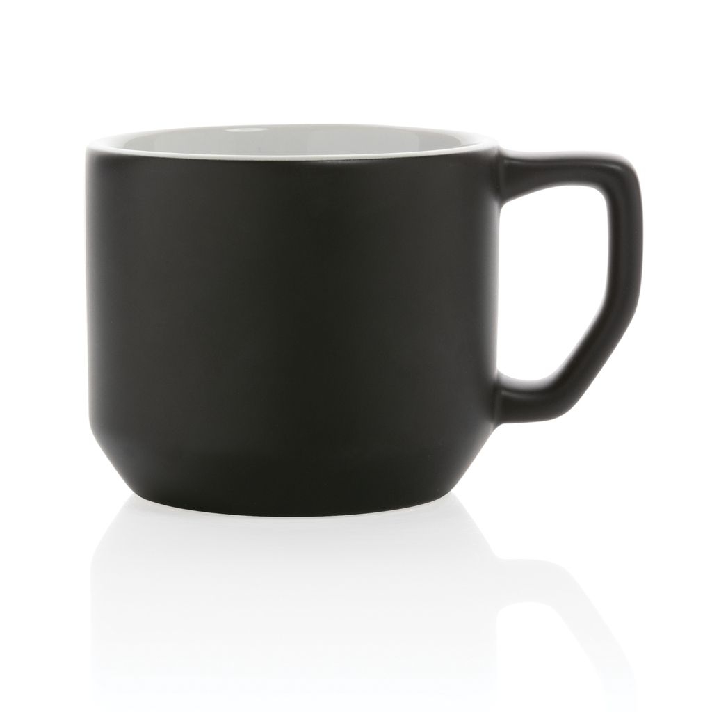 XDP434.04-1Moderne Keramiktasse_ 350ml_ schwarz