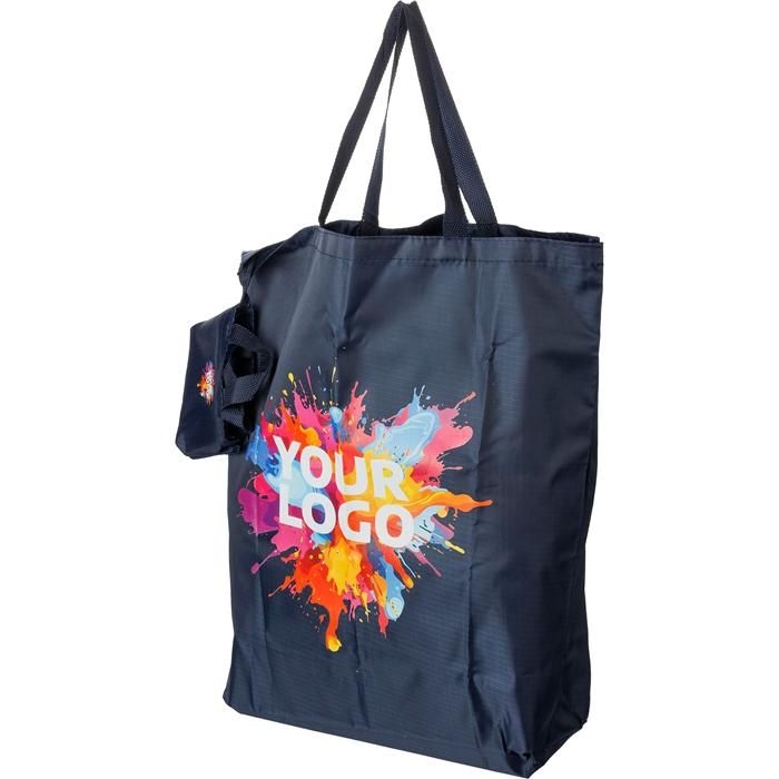 GI7799-18Einkaufstasche aus reissfestem Polyester Wes_ hellblau