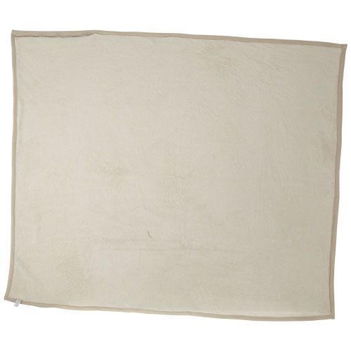 PF112809-3Springwood Decke aus weichem Fleece und Sherpa-Plaid_ offwhite