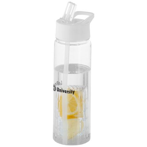 PF100314-2Tutti frutti 740 ml Tritan™ Sportflasche mit Infuser_ transparent_weiss