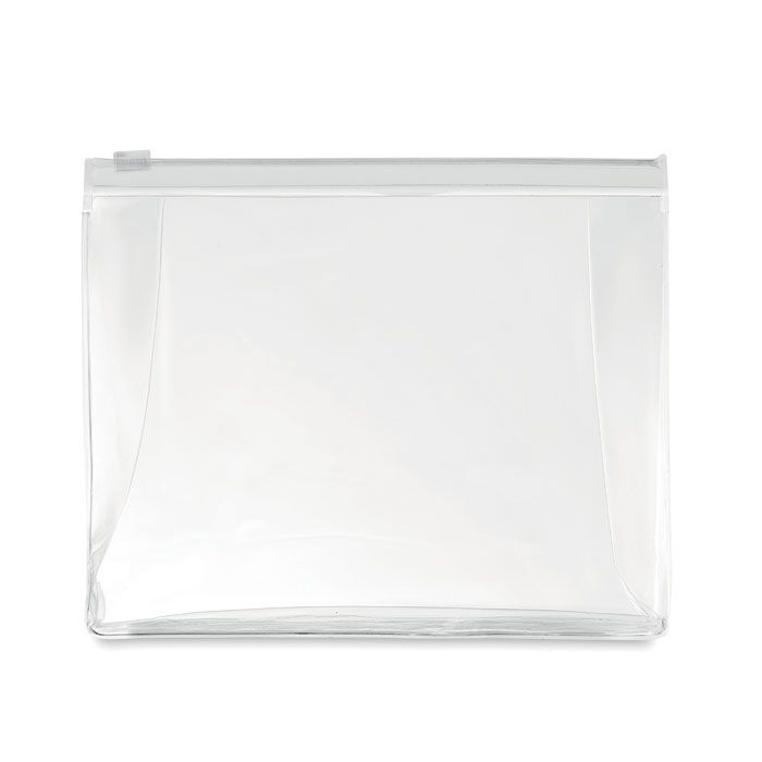 Cosmobag Kosmetiktasche, transparent weiß