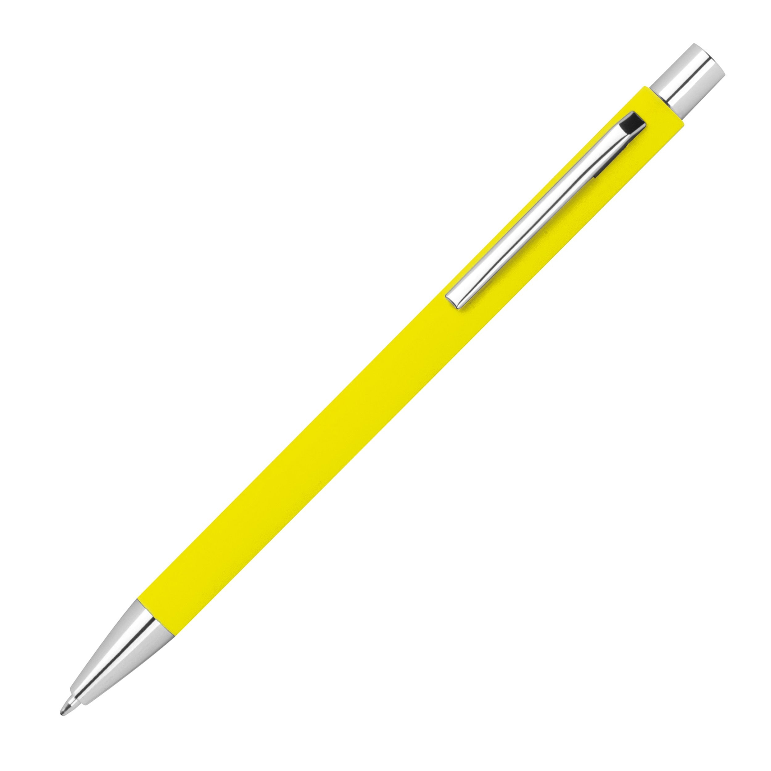 MA13680-08Kugelschreiber schlank_ gelb