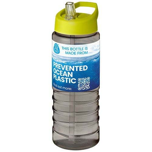 PF210482-10H2O Active® Eco Treble 750 ml Sportflasche mit Stuelpdeckel_ kohle_limone