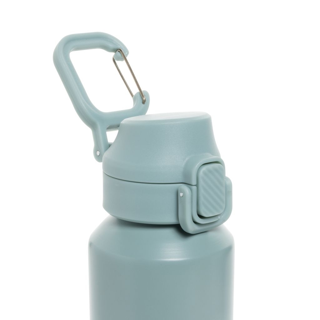 XDP437.50-07Via RCS Re-Steel Sportflasche mit Verschluss_ 600ml_ gruen