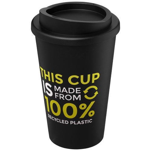 PF210691-1Americano® recycelter isolierter 350 ml Becher_ schwarz