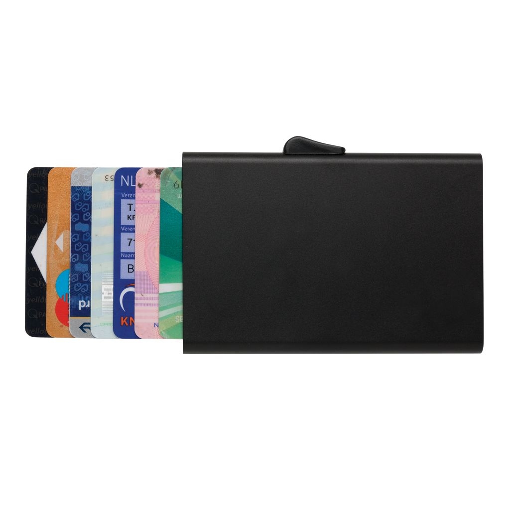 XDP820.49-1C-Secure Aluminium RFID Kartenhalter_ schwarz