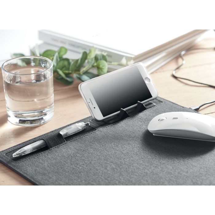 MO6416-15Superpad RPET Mousepad 15W_ steingrau