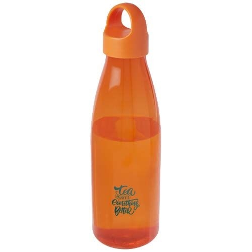 PF100835-3Bergen Trinkflasche aus recyceltem Kunststoff 800 ml_ orange
