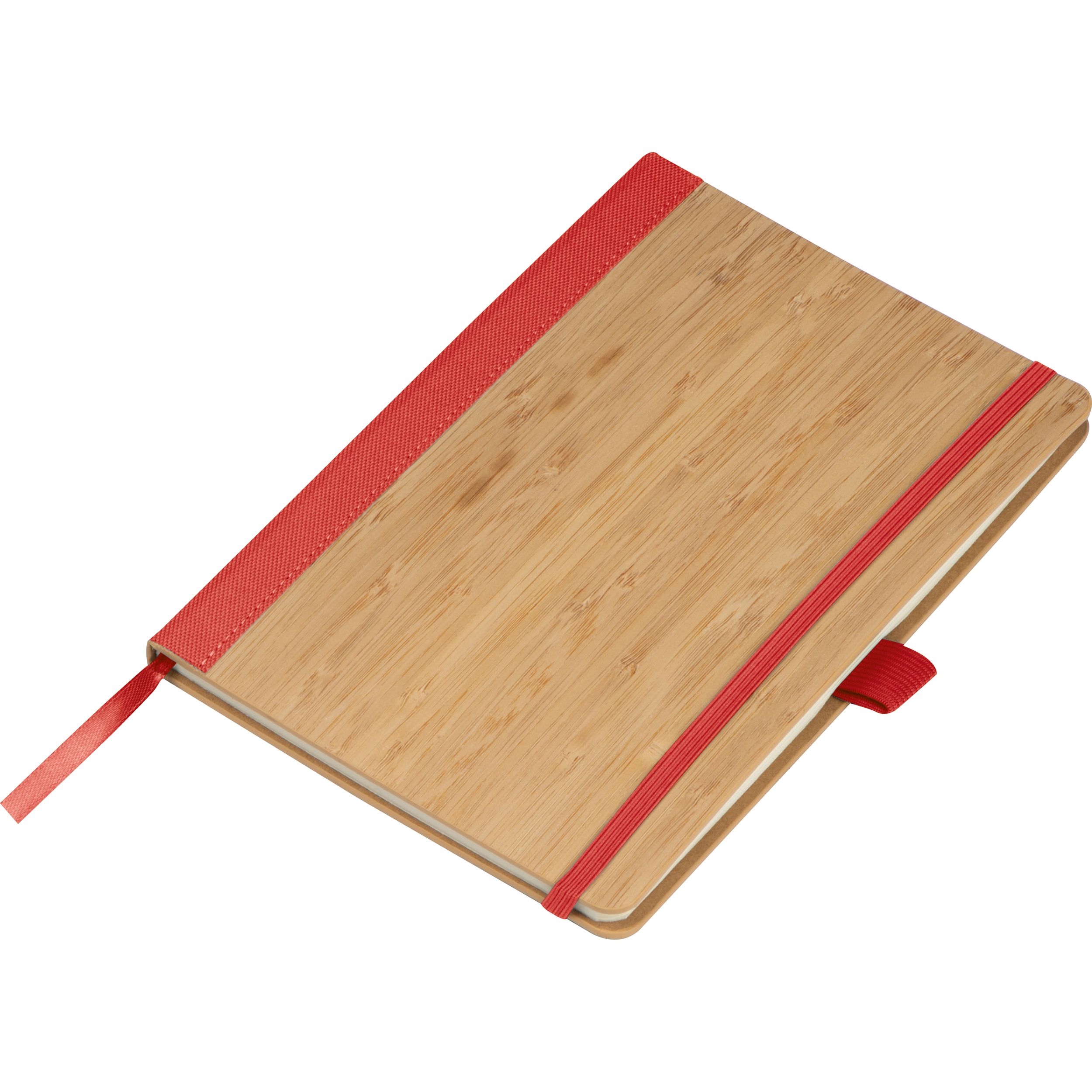 MA23774-05Notizbuch aus Bambus_ rot
