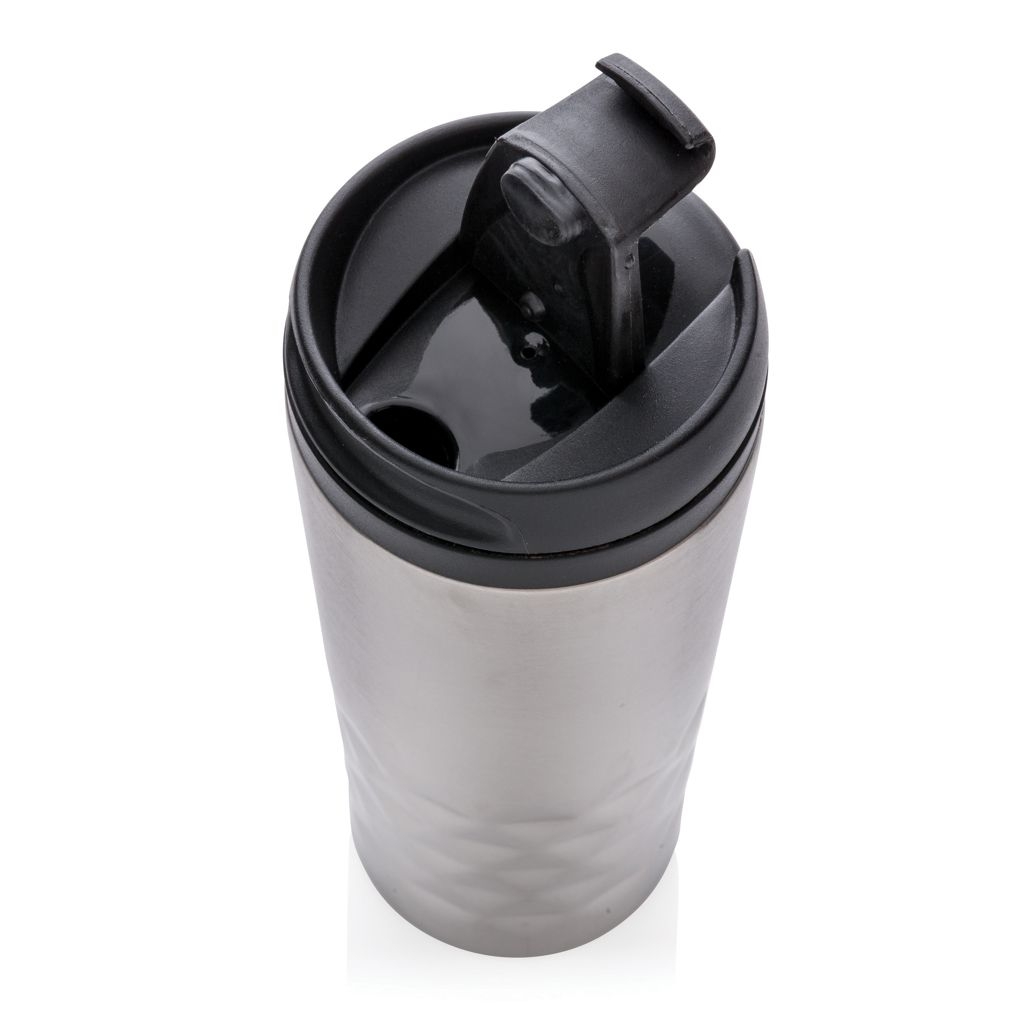 XDP432.36-2Geometrischer Becher_ silber