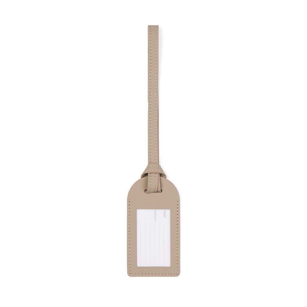 XDV82002-19VINGA Baltimore Gepaeckanhaenger aus RCS recyceltem Polyester_ greige