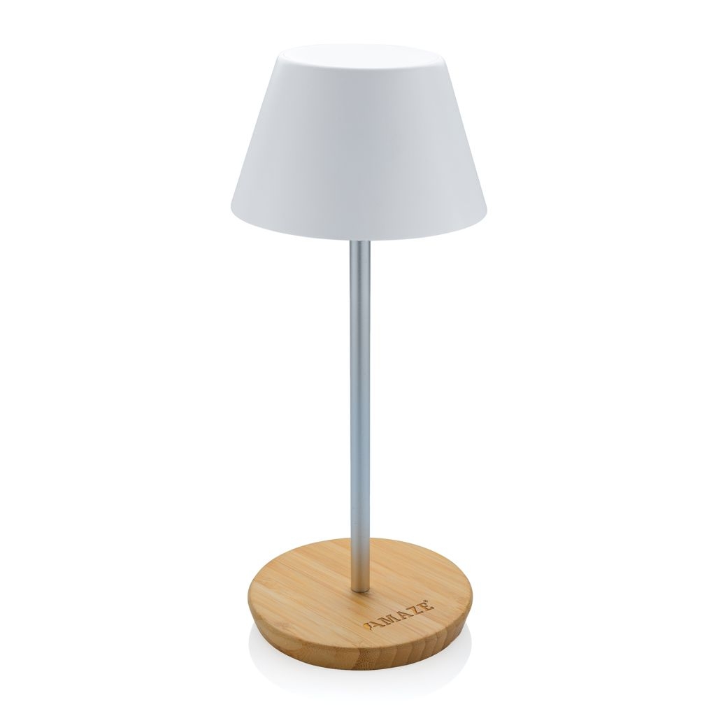 XDP513.28-3Pure Glow USB-Tischleuchte aus RCS recyceltem Kunststoff_ weiss