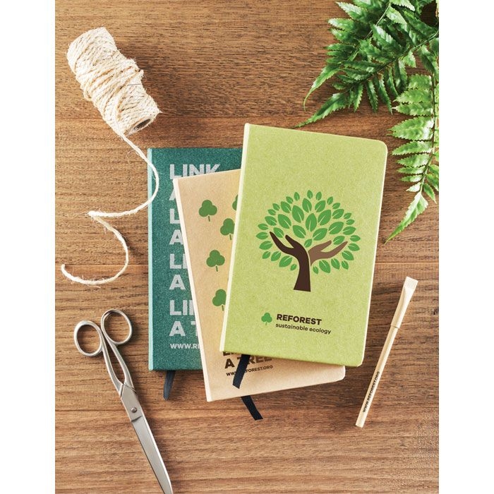 MO6689-48Grow DIN A5 Notizbuch_ liniert_ limettengruen