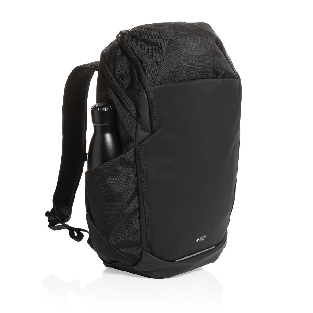 XDP762_89-1Swiss Peak AWARE™ RPET 15.6_ Business Rucksack_ schwarz