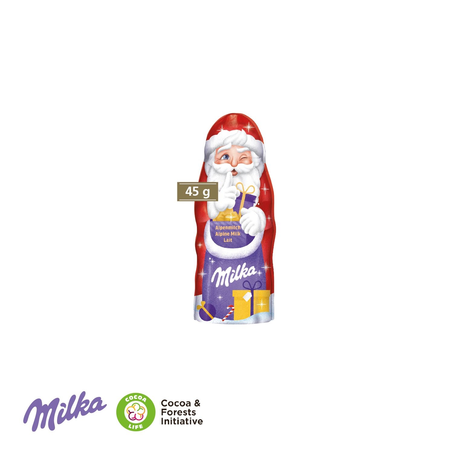 CD95492-01Milka Weihnachtsmann_ 45 g_ Milka Weihnachtsmann