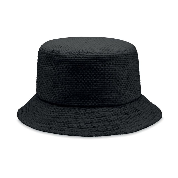 MO2267-03Bilgola_ Bucket Hut Papierstroh_ Schwarz