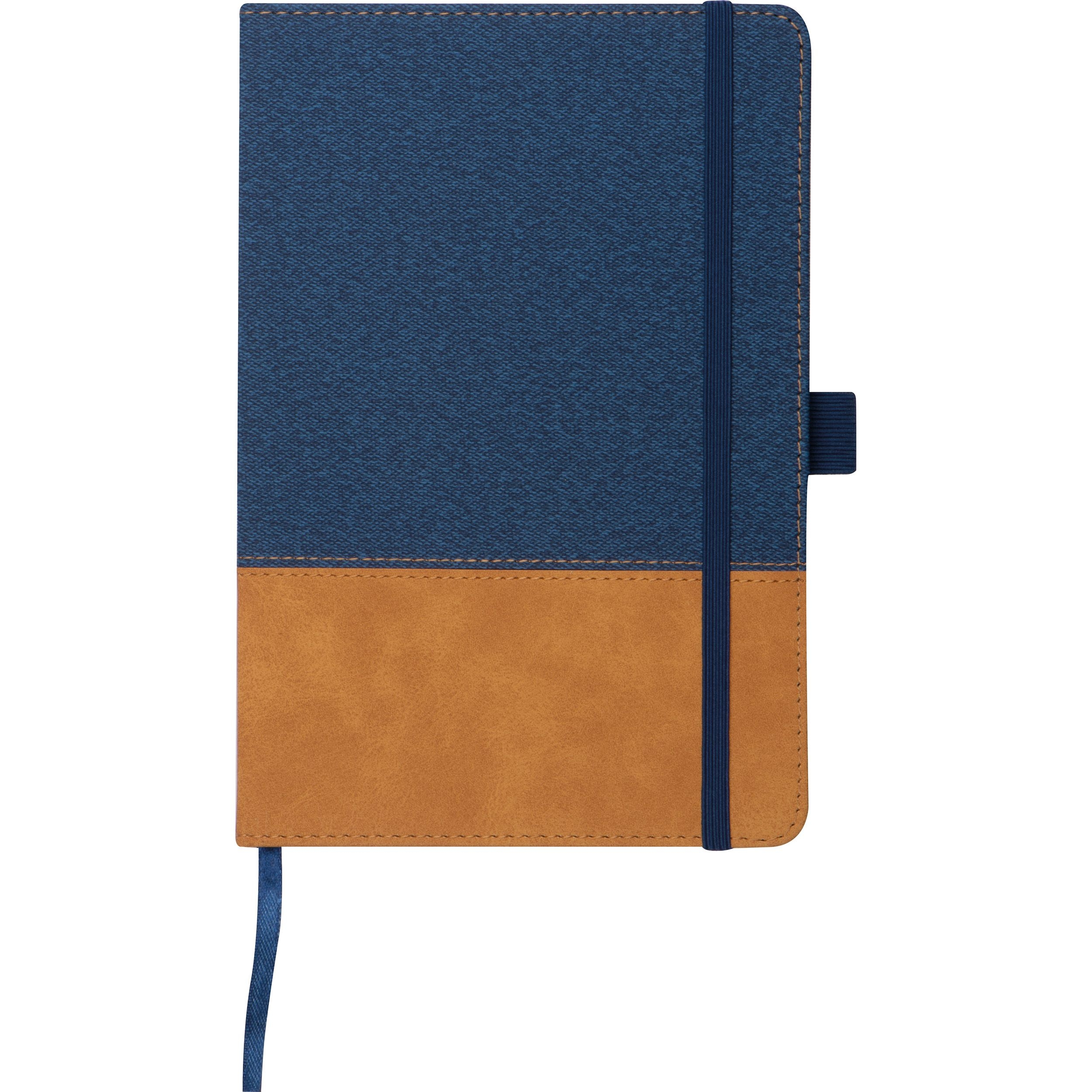 MA23476-44Notizbuch aus PU_ dunkelblau