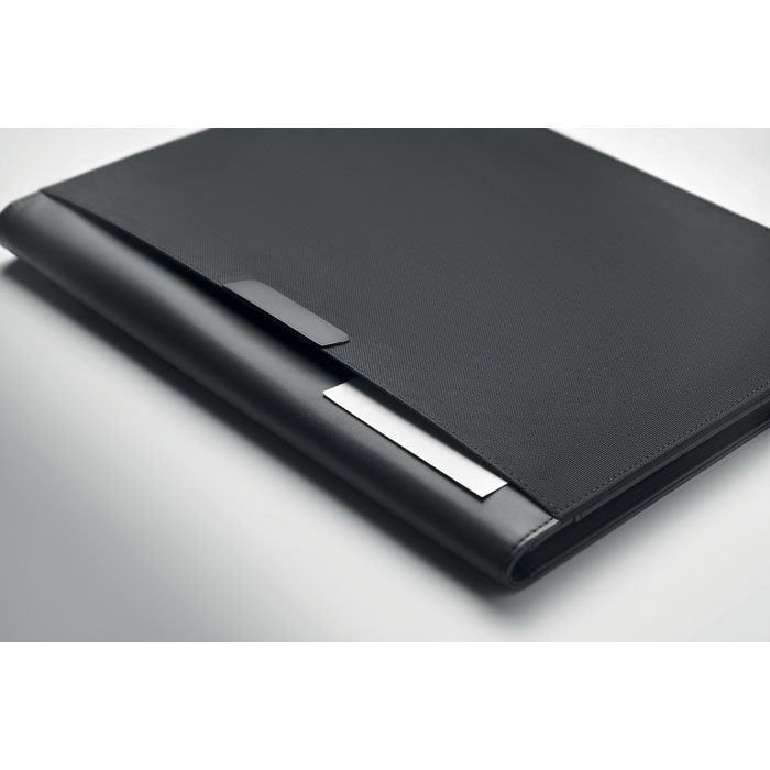 MO3210-03Profile4 DIN A4 Portfolio _ Notizblock_ schwarz