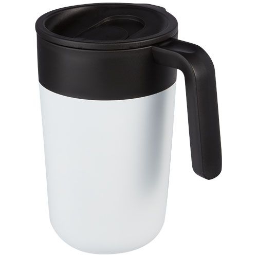 PF100731Nordia 400 ml doppelwandiger Becher aus Recyclingmaterial