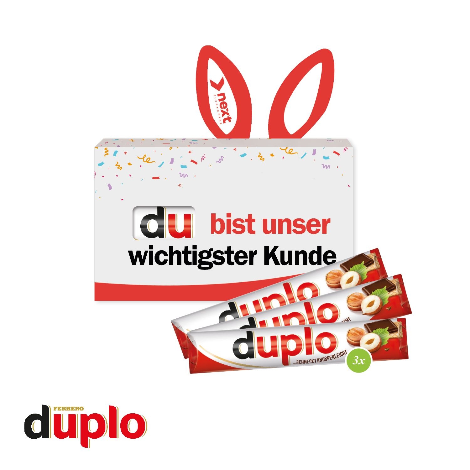 CD94697-01duplo 3er Osterhase_ duplo Riegel