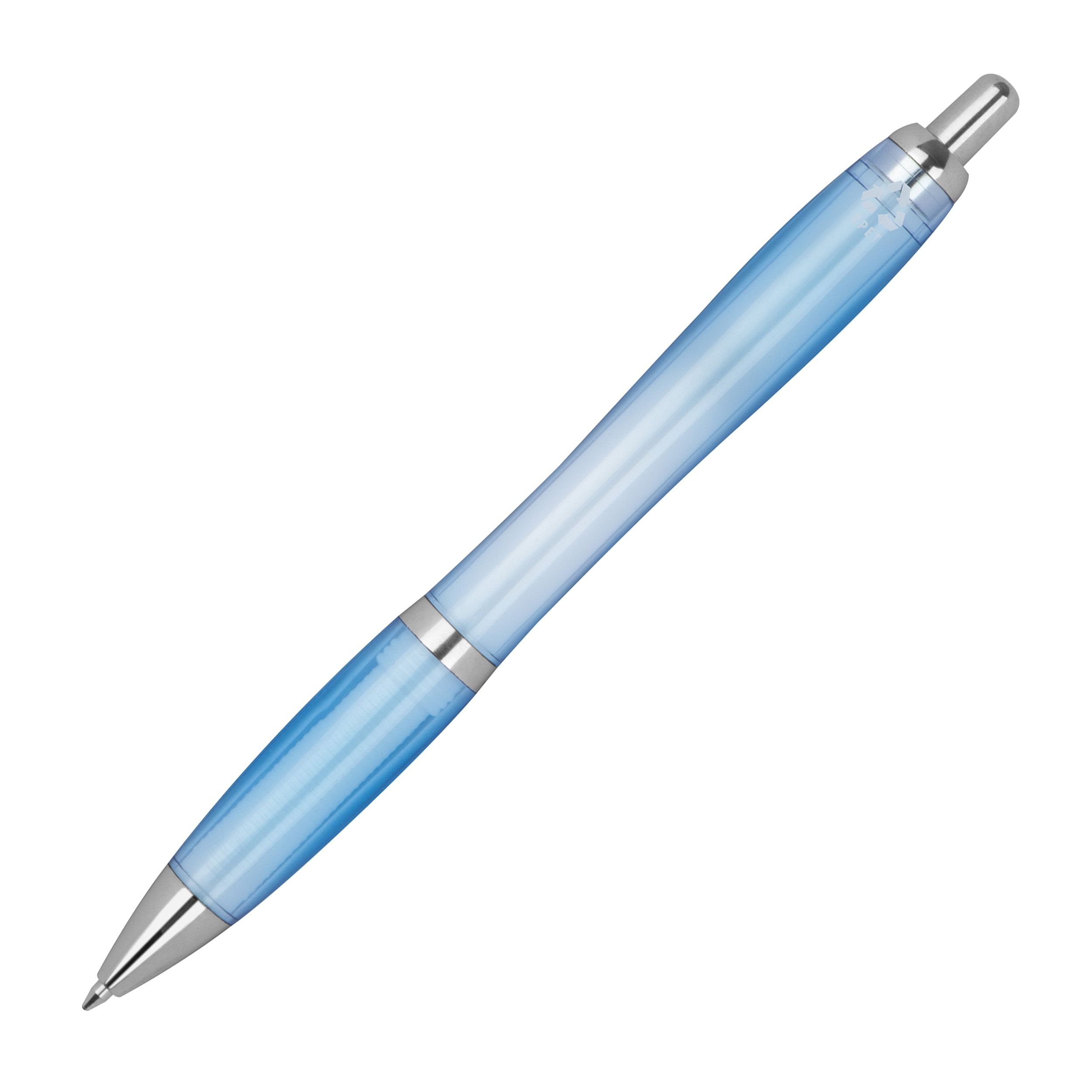 MA12552-24Transparenter RPET Kugelschreiber_ hellblau