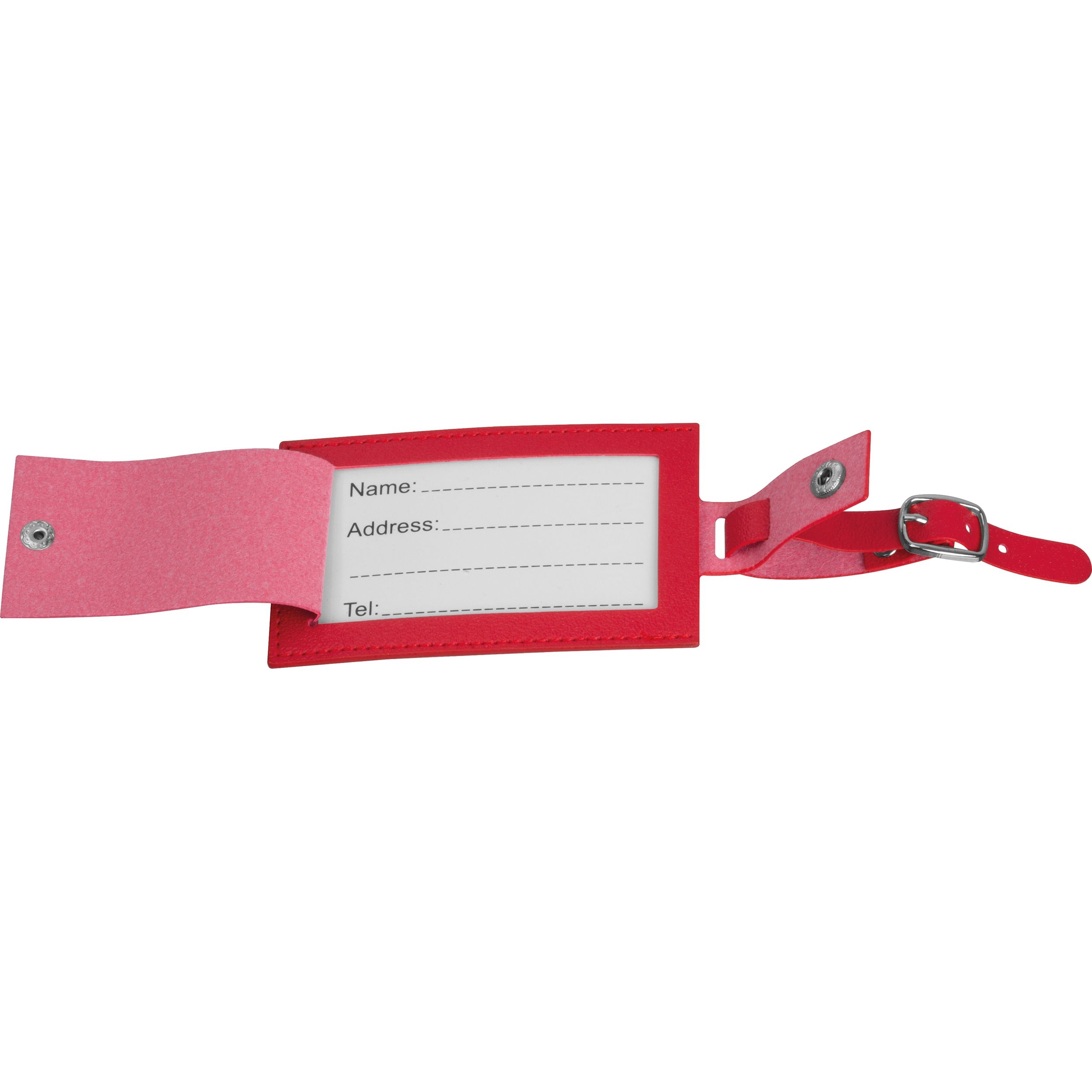 MA94938-05Kofferanhaenger aus Kunstleder AMALIA_ rot