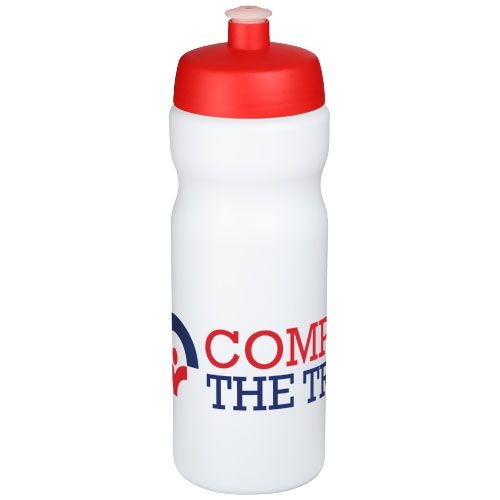 PF210684-4Baseline® Plus 650 ml Sportflasche_ weiss_rot