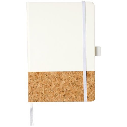 PF107320-2Evora A5 Notizbuch Thermo PU mit Kork_ weiss
