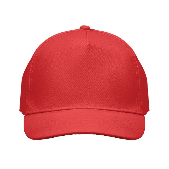 MO2345-05Sunny Baseball Kappe 5 Panels_ rot