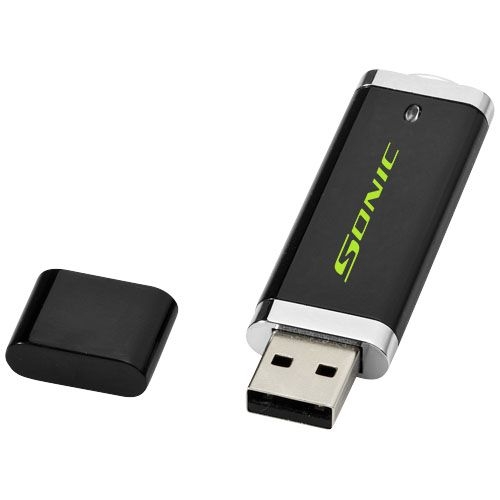 PF123525-3Flat 4 GB USB-Stick_ schwarz_ 4 GB