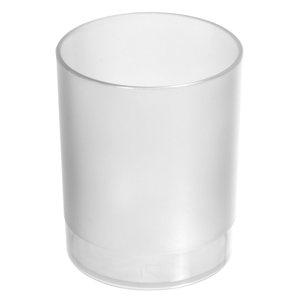 HE7045Z-F7Zahnputzbecher_ gefrostet glasklar HE7045Z-F7Zahnputzbecher_ gefrostet glasklar
